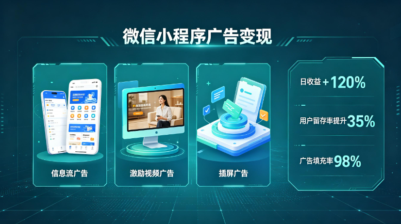 微信小程序广告接入平台有哪些?