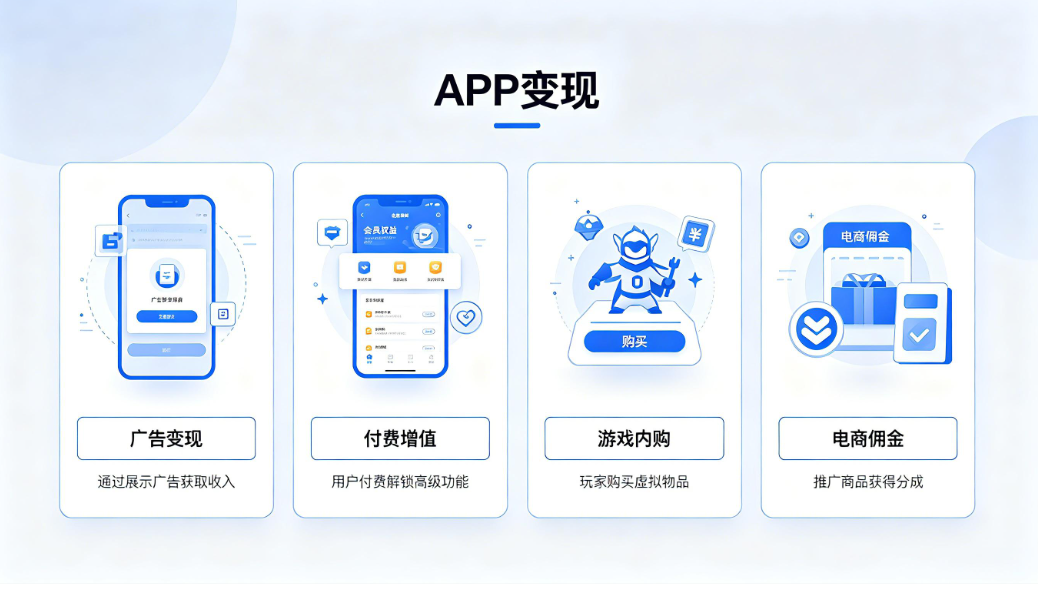 app变现的方式有哪些?