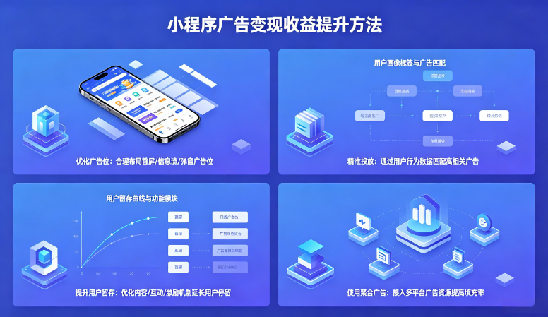 小程序广告变现提升收益方法