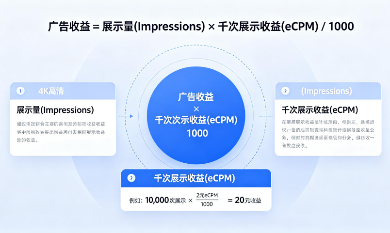 app广告收益是怎么计算的?