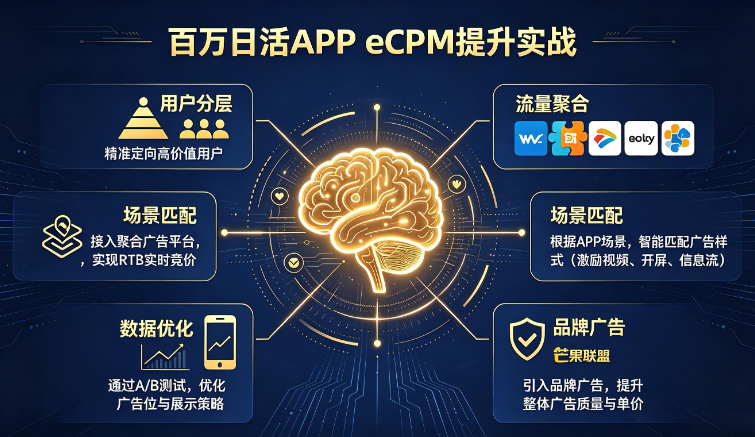 百万日活APP怎么提升广告eCPM?