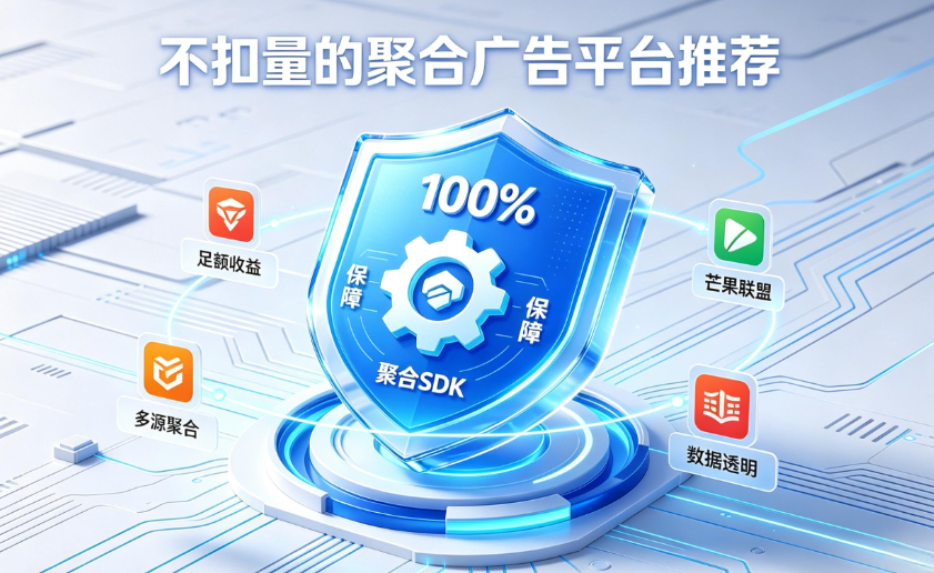 有没有不扣量的聚合广告平台推荐?