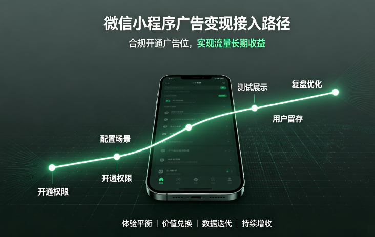微信小程序如何接入广告变现?