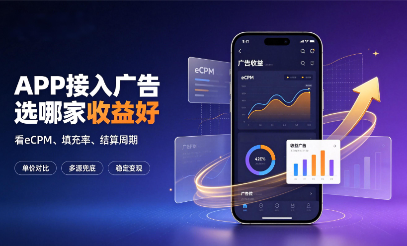app接入广告选哪家收益好?