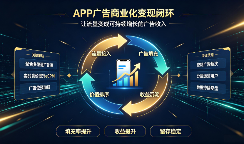 APP接入广告如何实现商业化变现?