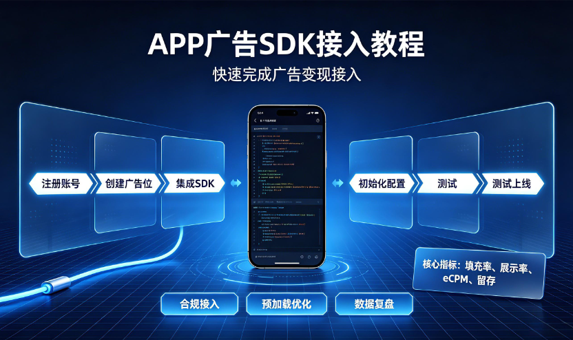 APP广告SDK接入方法全流程