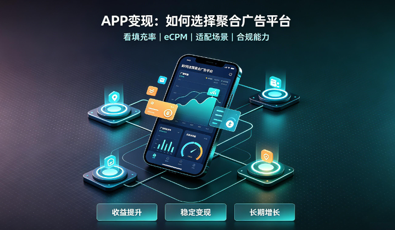 APP想变现如何选择合适的聚合广告平台?