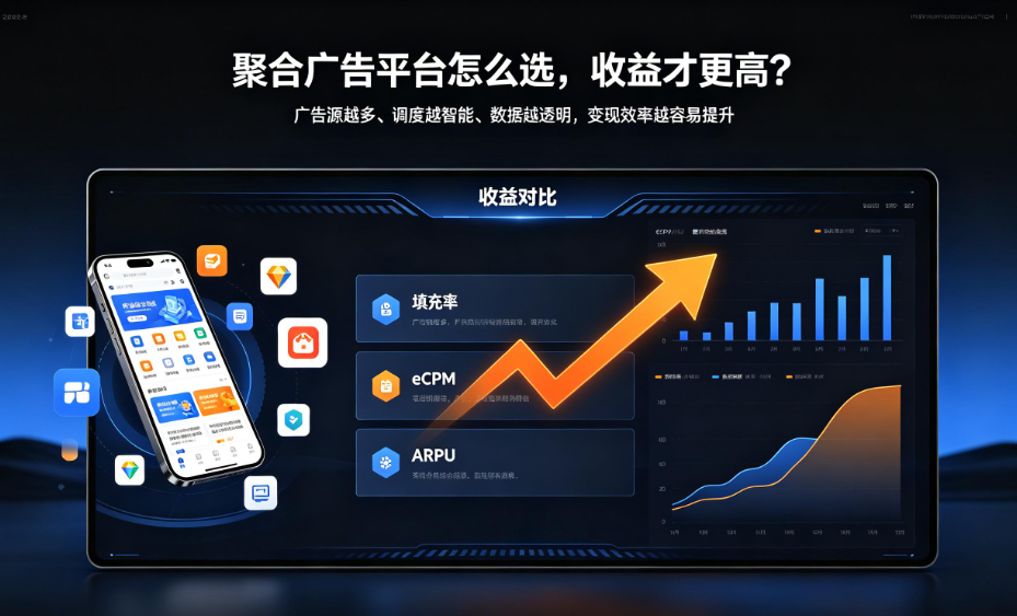 APP想变现用什么聚合广告平台收益高?