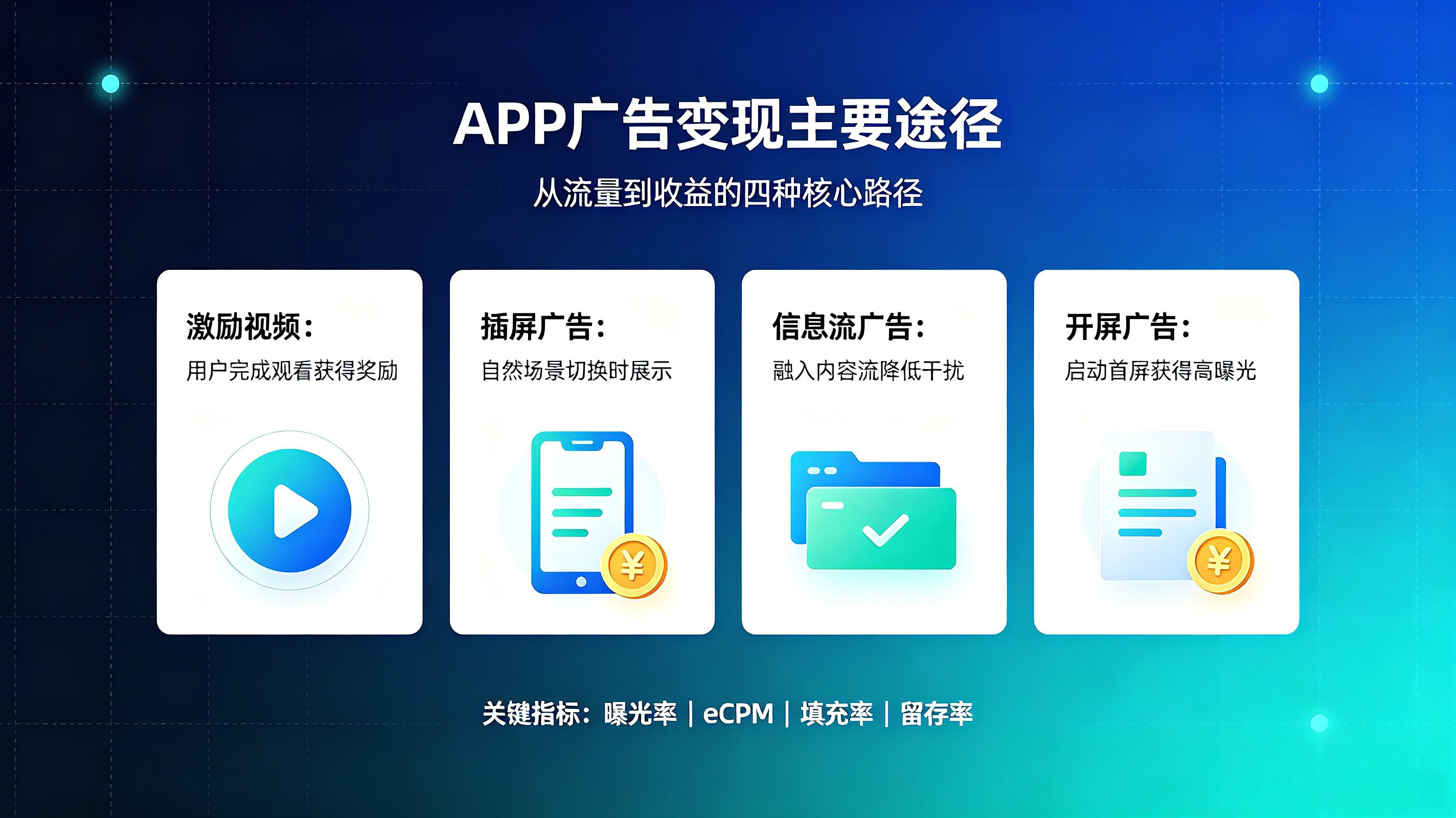 app广告变现主要途径有哪些?