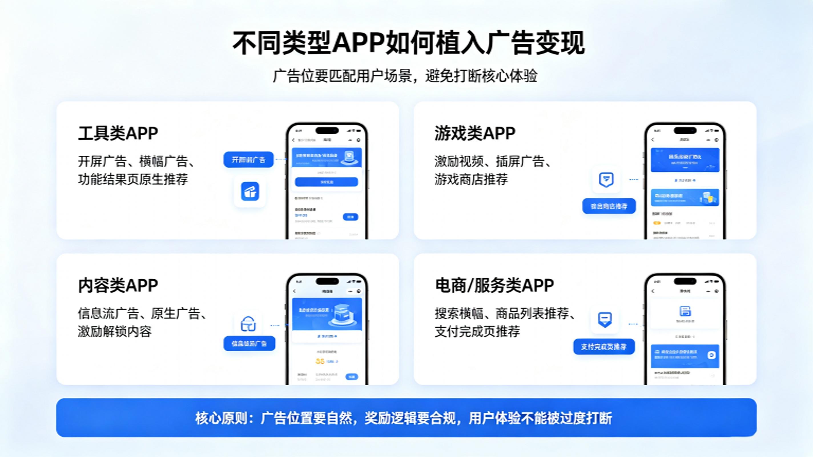 不同类型的APP是如何植入广告变现的?