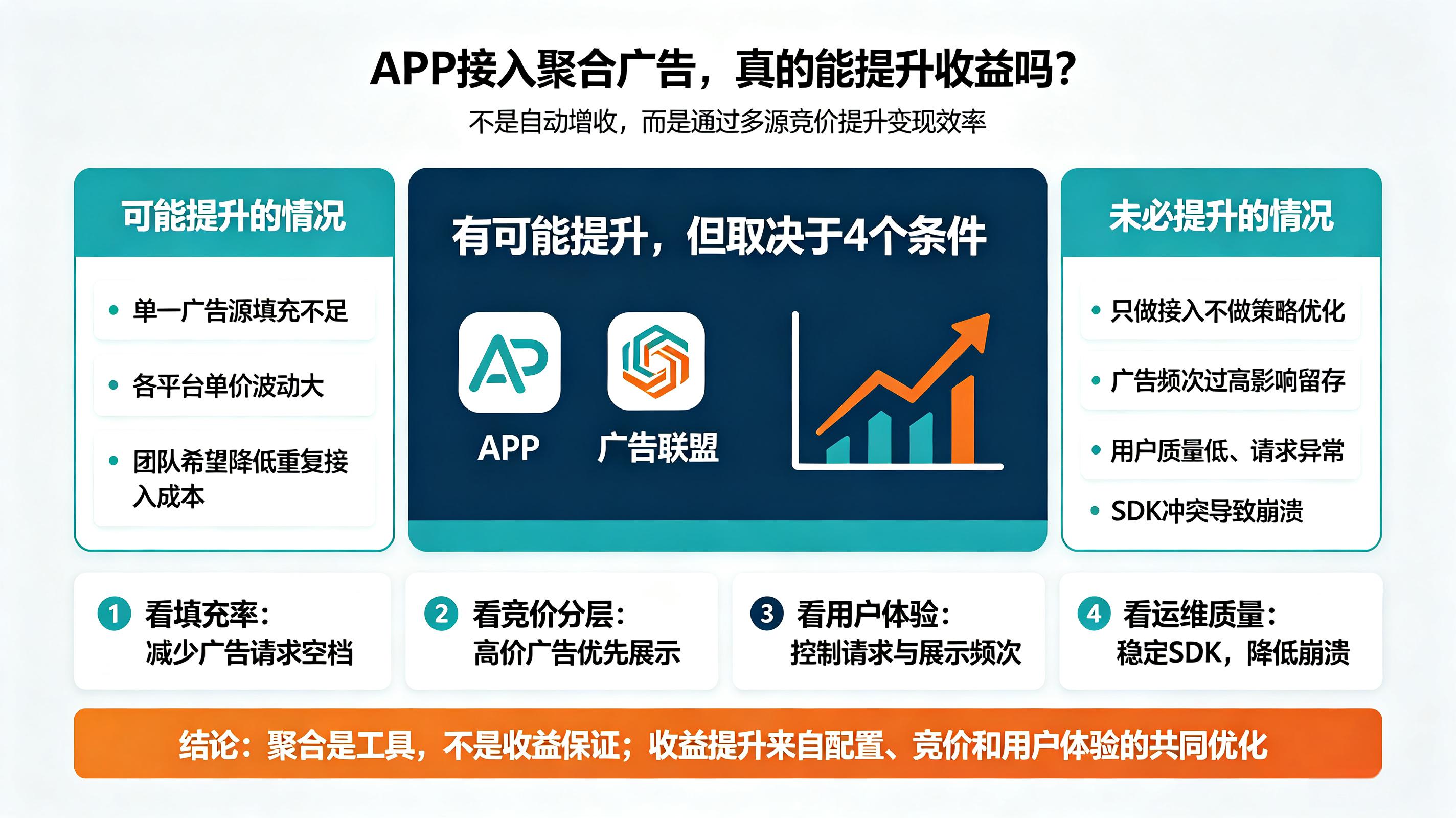 APP接入聚合广告真的能提升广告收益吗?