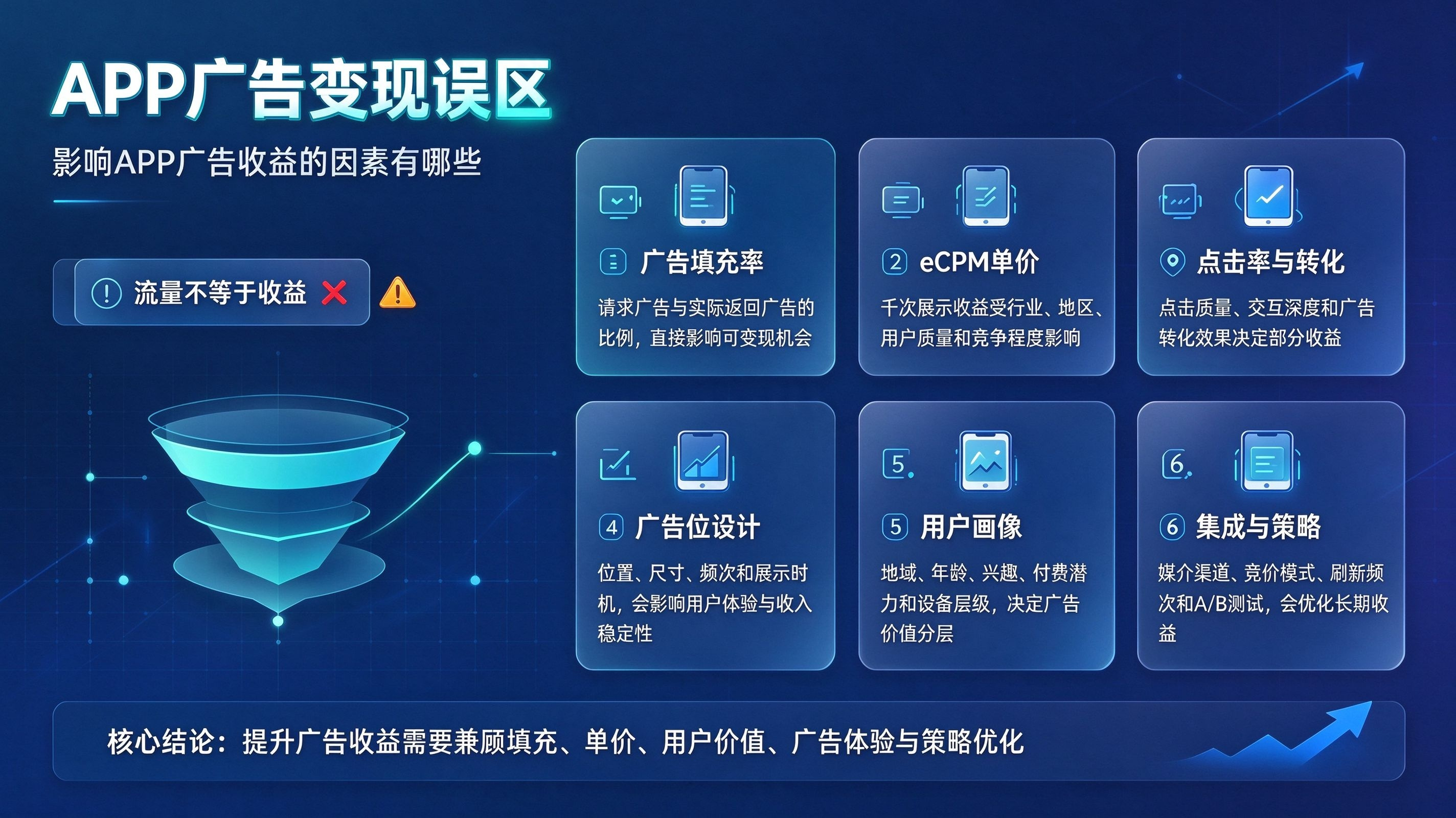 APP广告变现误区：影响APP广告收益的因素有哪些？